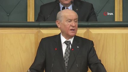 MHP Lideri Bahçeli: "Bize Göre Sayın Yıldırım'ın İstifa Etmesine Gerek Yoktur"
