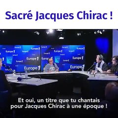 Anecdote coquine de Jean-Louis Debré sur Jacques Chirac (Europe 1)