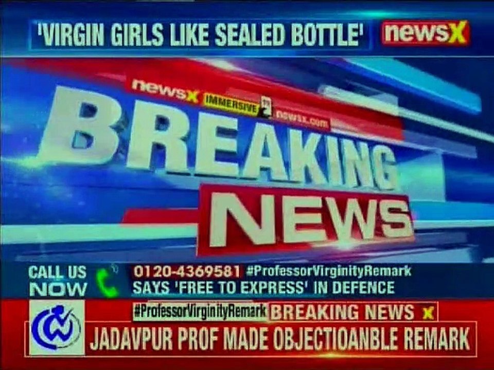 Protests erupts after Jadavpur Uni professor controversial remarks 'Virgin girls like sealed bottle'