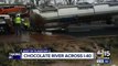 Tanker Truck Spills Gallons Of Chocolate On Arizona Highway