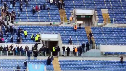 Olympia in Tribuna Tevere durante Lazio Novara