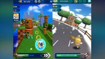Oddbods Turbo Run Vs Sonic Dash - Bubbles Vs Rouge - Gameplay Walkthrough
