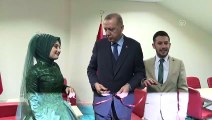Cumhurbaşkanı Erdoğan, Yunus Emre ve Sümeyye Kurt çiftinin nişan yüzüklerini taktı - KOCAELİ