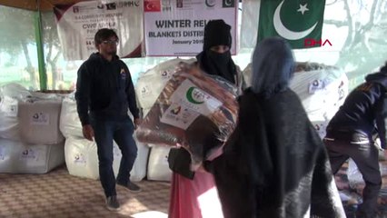 Kilis Filistinli Sığınmacılara Battaniye Yardımı