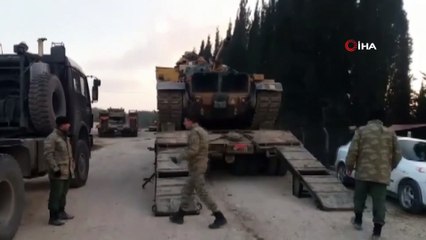 Hatay sınırına askeri tank sevkiyatı
