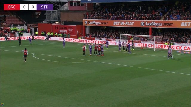 Shawcross funny own goal - Brentford 1-0 Stoke City