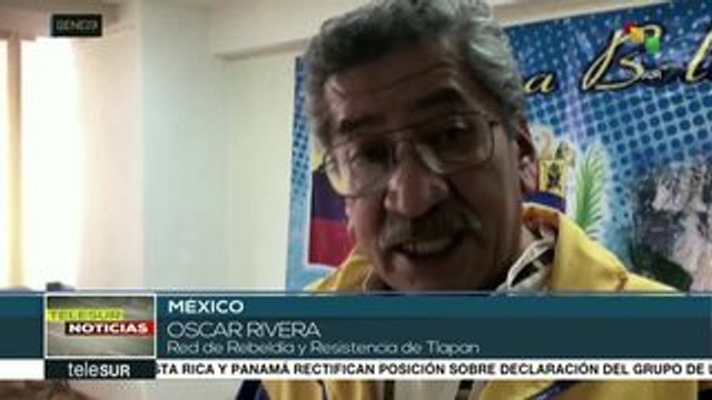 México: Realizan encuentro para mostrar su apoyo a Nicolás Maduro