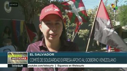 El Salvador: Comité de solidaridad expresa apoyo al Gobierno de Vzla.