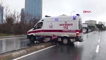 İstanbul- Yaralılara Ulaşamayan Ambulansa İtfaiyeden Takozlu Yardım