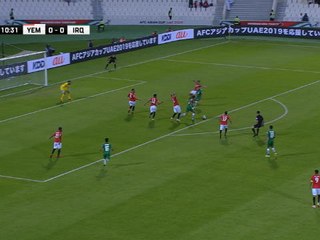 Iraq open scoring with wonder goal from Ali