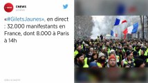 Gilets jaunes. 32 000 manifestants, 74 interpellations à Paris, des heurts en région…
