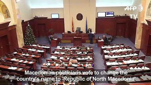 Macedonia PM urges Greek MPs to ratify name deal