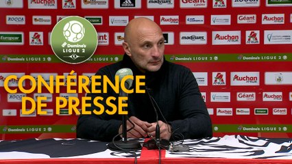 Conférence de presse AC Ajaccio - AS Béziers (2-1) : Olivier PANTALONI (ACA) - Mathieu CHABERT (ASB) - 2018/2019