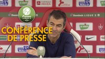 Conférence de presse Stade Brestois 29 - ESTAC Troyes (1-1) : Jean-Marc FURLAN (BREST) - Rui ALMEIDA (ESTAC) - 2018/2019