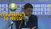 Conférence de presse Grenoble Foot 38 - Havre AC (0-0) : Philippe  HINSCHBERGER (GF38) - Oswald TANCHOT (HAC) - 2018/2019