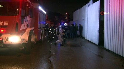 Hurdacıya getirilen tanktan dökülen sıvı mahalleliyi sokağa döktü