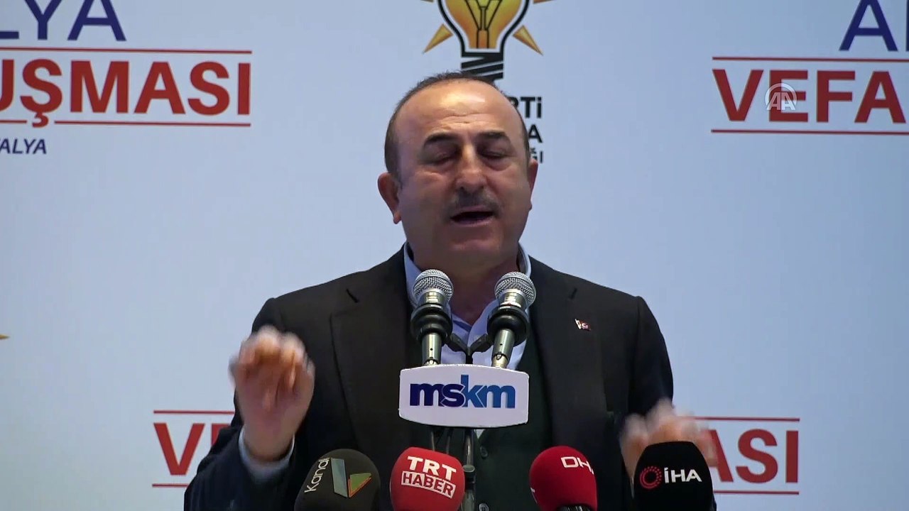 Çavuşoğlu: 'Sınırımızın ötesindeki terörü temizlemek için ne gerekiyorsa yapacağız' - ANTALYA