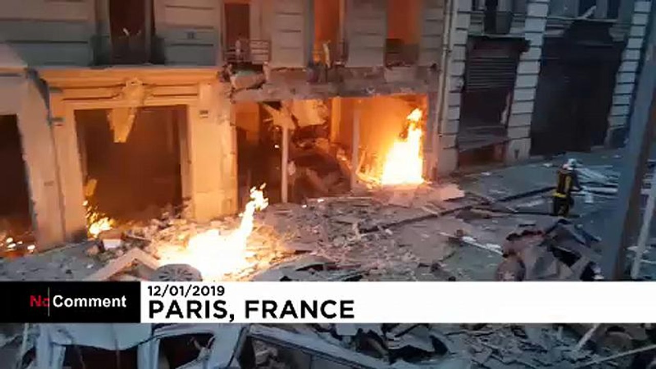 So heftig war die Explosion in einer Pariser Bäckerei