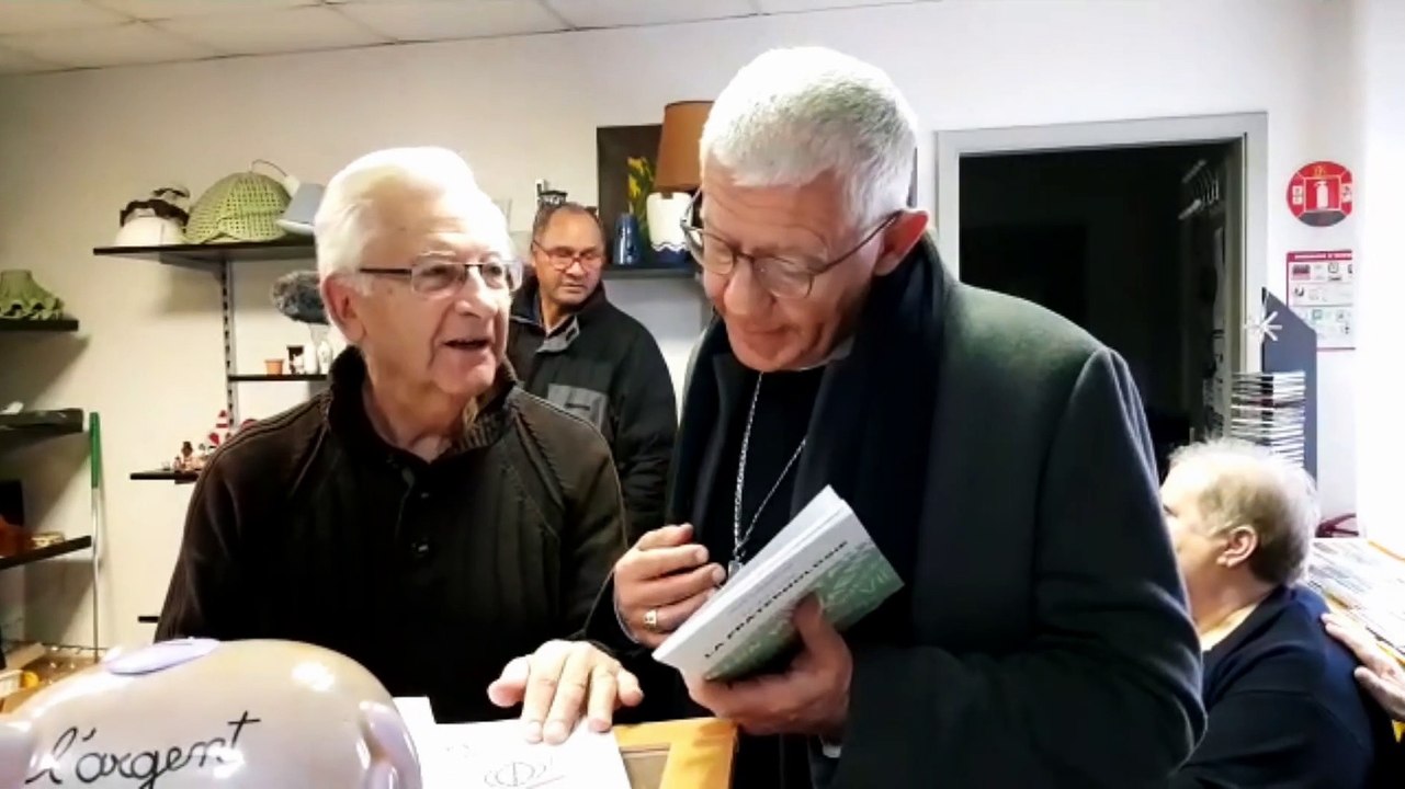 Mgr Ravel en visite pastorale à Mulhouse
