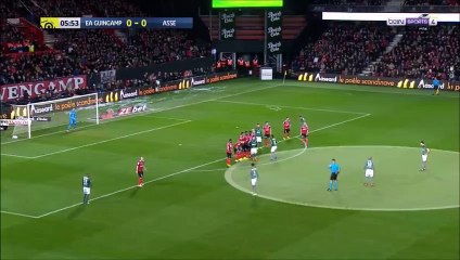 Wahbi Khazri free-kick goal - Guingamp 0-1 Saint-Etienne
