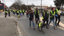 Acte IX de la mobilisation des gilets jaunes avec une marche dans les rues de la commune