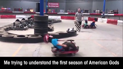 Un gamin fait un malaise sur son karting... Impressionnant