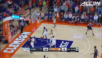 Virginia vs. Clemson Basketball Highlights (2018-19)