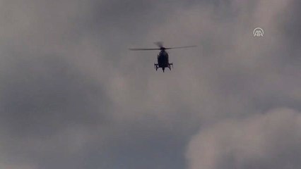 Helikopter Kardan Mahsur Kalan Hastalar İçin Havalandı