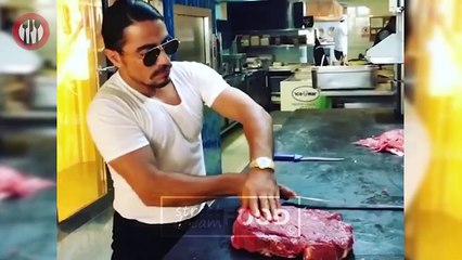 Salt Bae New Compilation Video  Nusret Steakhouse (1)