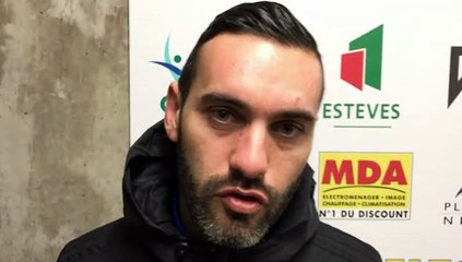 N2 – Cédric CASSET réagit après le victoire de l’AS SAINT-PRIEST à MDA Foot