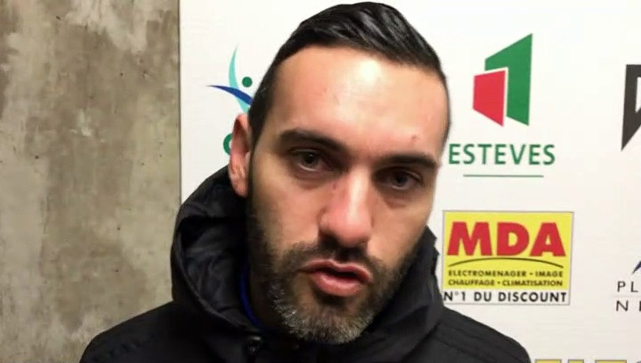 N2 – Cédric CASSET réagit après le victoire de l’AS SAINT-PRIEST à MDA Foot