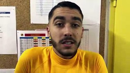N2 – Jessy ROLAND réagit après le victoire de l’AS SAINT-PRIEST à MDA Foot