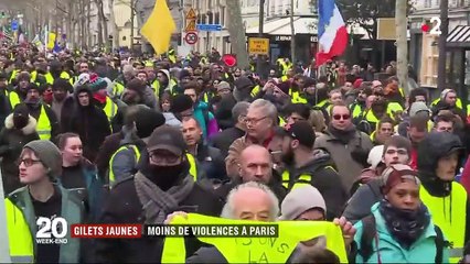 "Gilets jaunes" : moins de violences à Paris pour l'"acte 9"