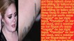 Adele's tattoos and their meanings.