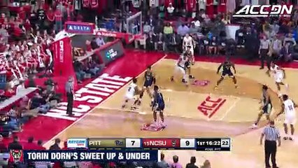 NC State's Torin Dorn Smooth Up & Under vs. Pitt