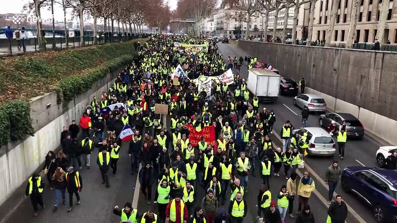 Yellow Vest protests in France hit with tear gas