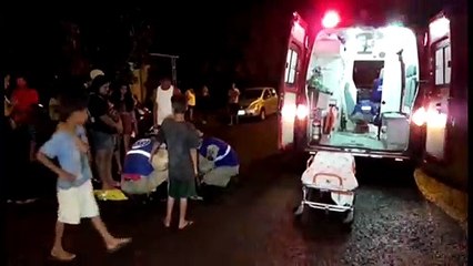 Siate atende mulher ferida no Bairro Santa Cruz