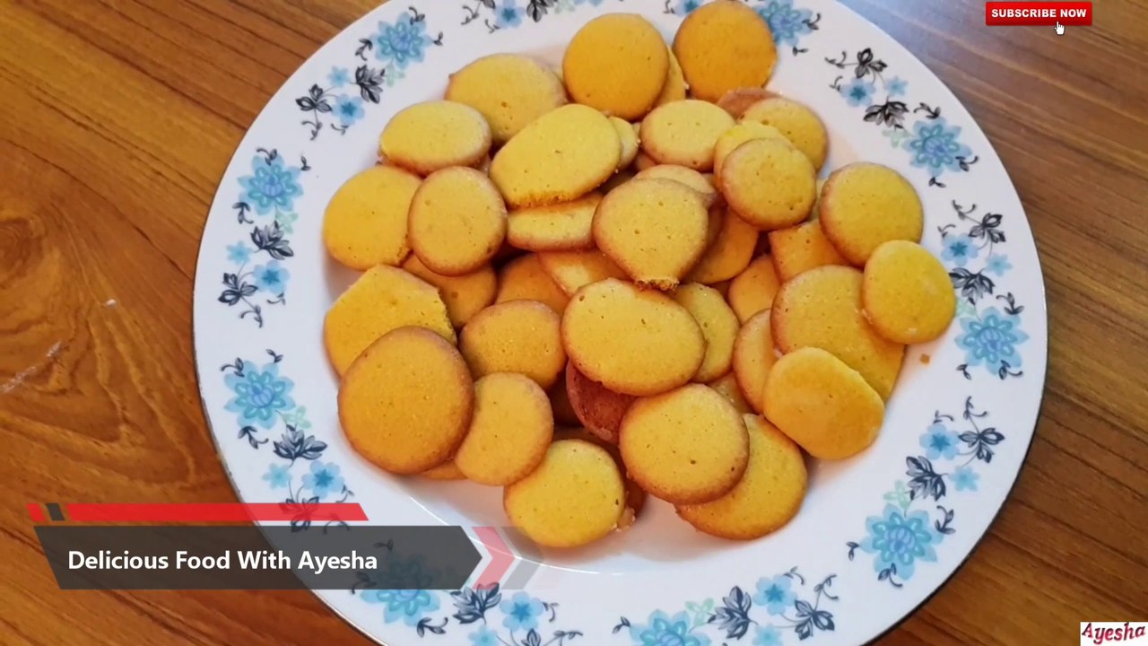 Egg Biscuits Recipe | Coin Biscuits | Beans biscuit | Coin Biscuit Recipe
