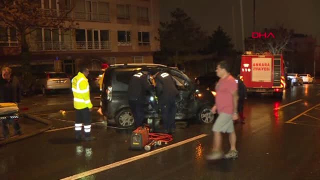 Ankara da Hırsız Polis Kovalamacası Kazayla Bitti 6 Yaralı