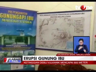 Gunung Ibu Kembali Meletus, Status Waspada