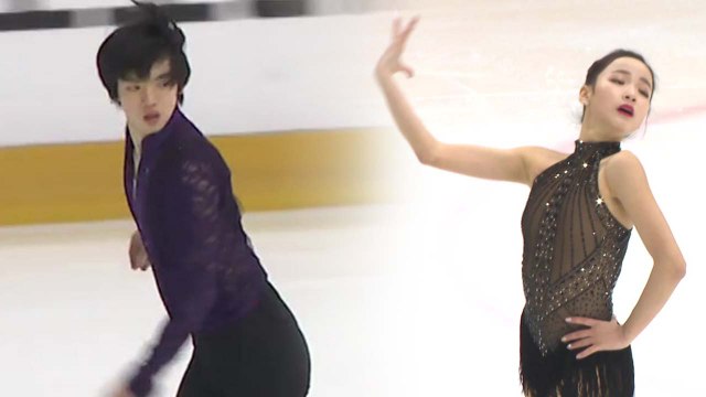 피겨 간판 차준환 부상 딛고 1위...여자부는 유영이 대회 2연패 / YTN