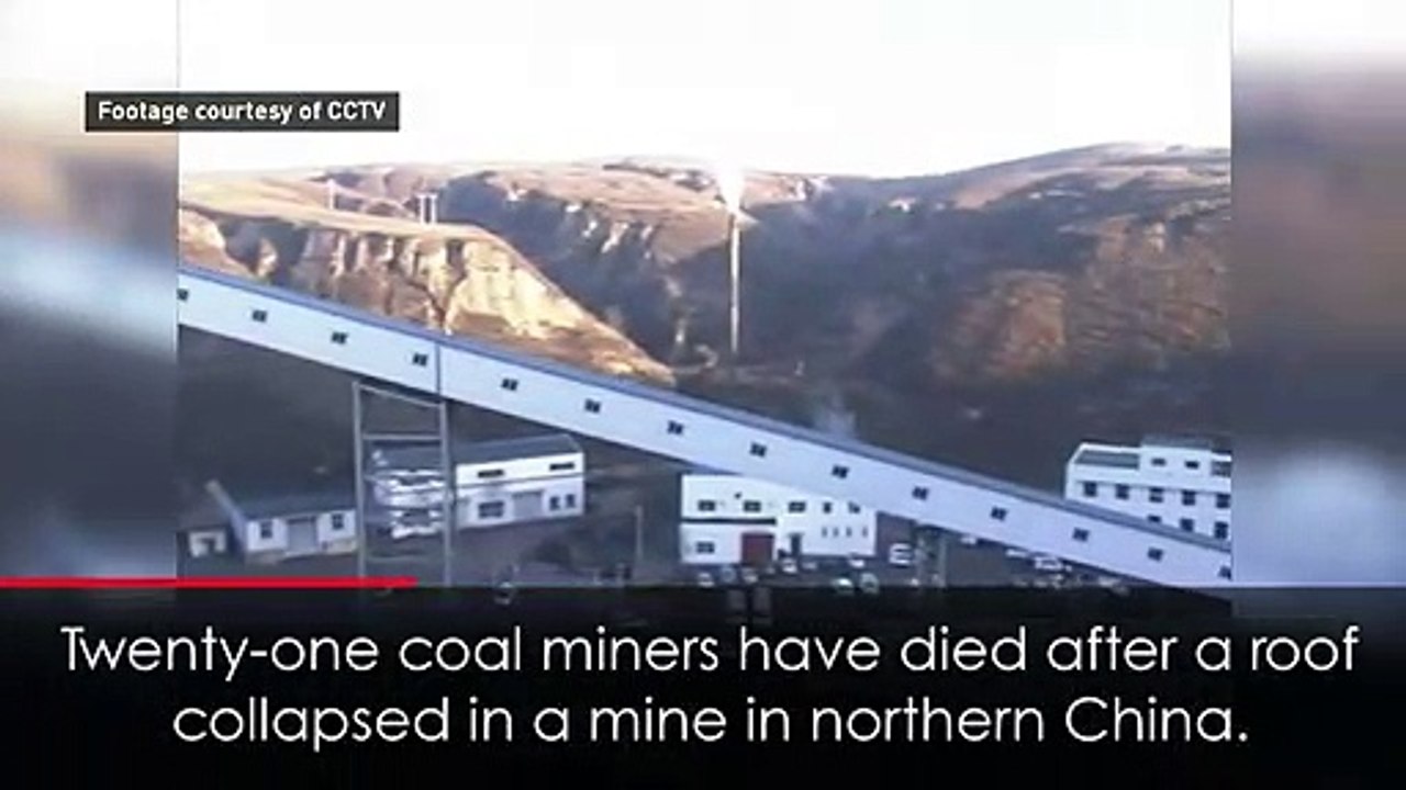 Twenty-one coal miners dead after mine collapse...