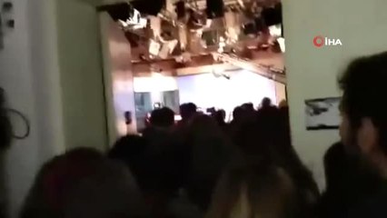 Sendikacılar, Yunanistan Devlet Televizyonunu Canlı Yayında Bastı