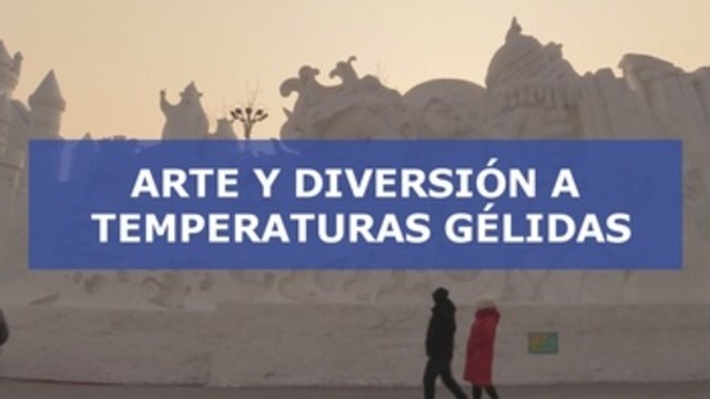 Arte y diversión a temperaturas gélidas