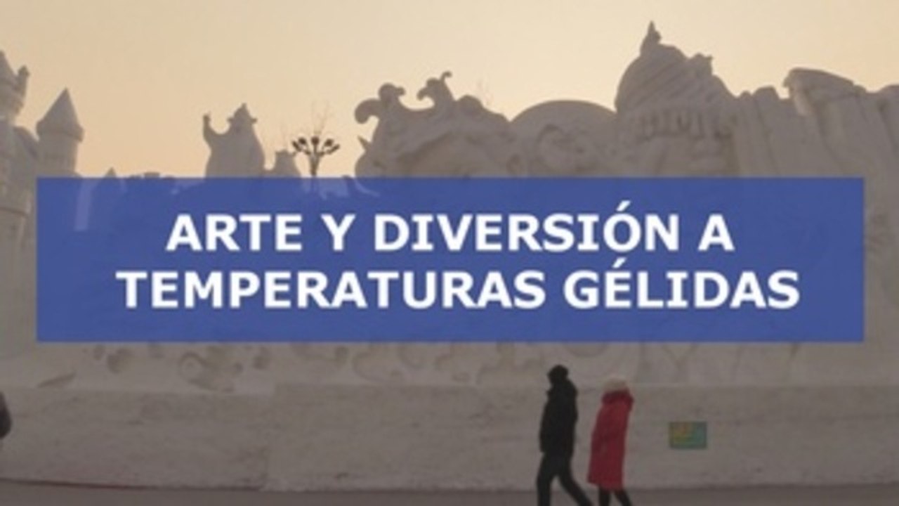 Arte y diversión a temperaturas gélidas