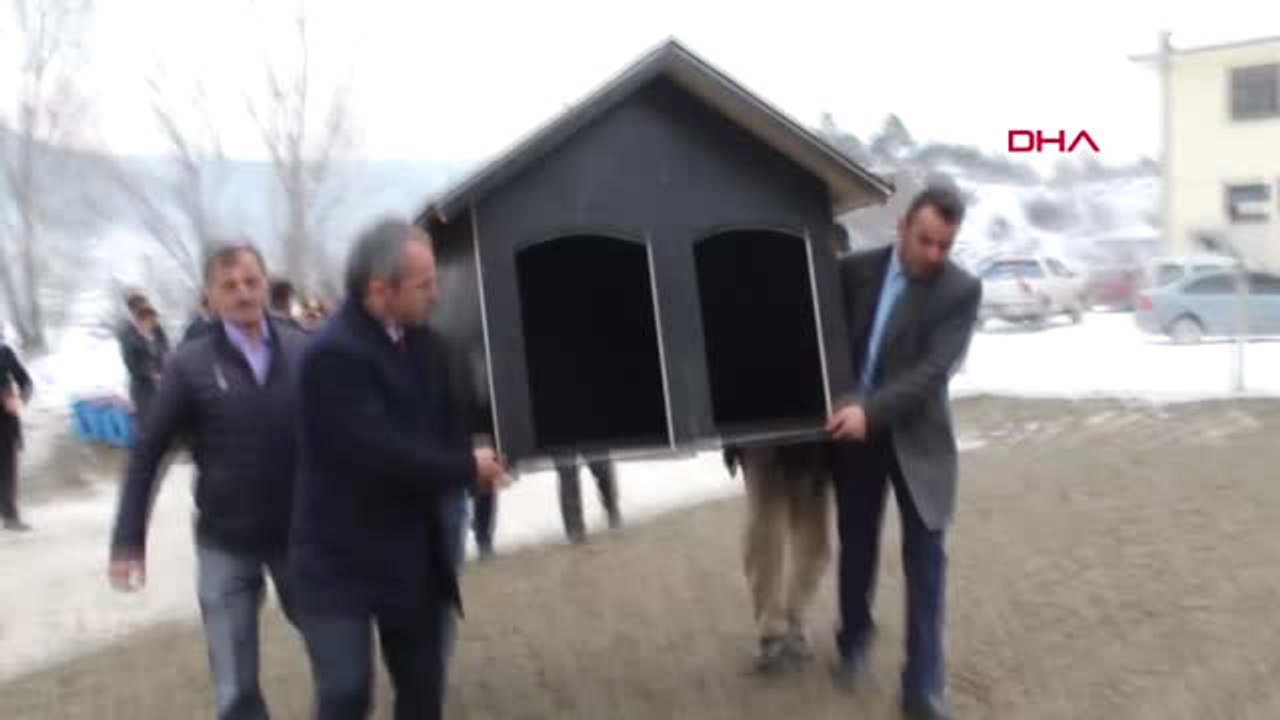 Kastamonu Tosya'da Sokak Hayvanları İçin Kulübe