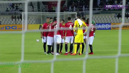 12_1_2019 ---في بطوله كاس اسيا 2019 في الامارات الشوط الثاني  لمباراه منتخب العراق واليمن