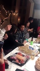 خانها مع أخرى فانتقمت بطريقة جريئة غير متوقعة بحضور أصدقائهم !