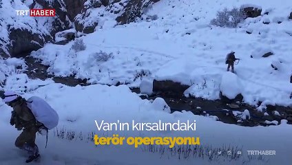 Teröristlerin kullandığı mağara böyle imha edildi