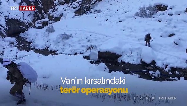 Teröristlerin kullandığı mağara böyle imha edildi